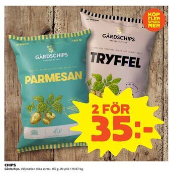 Coop Extra Chips erbjuda