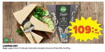 Coop Extra Lagrad ost erbjuda