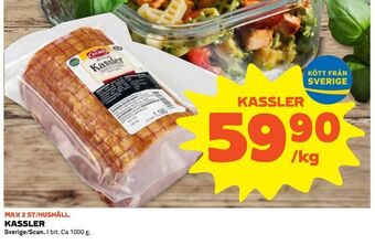 Coop Extra Kassler erbjuda