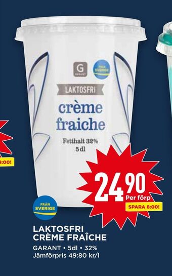Willys Laktosfri crème fraîche erbjuda