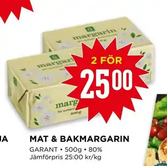 Willys Mat & bakmargarin erbjuda