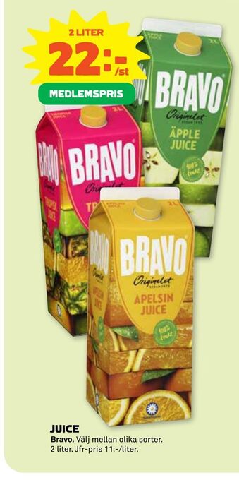 Coop Forum Juice erbjuda