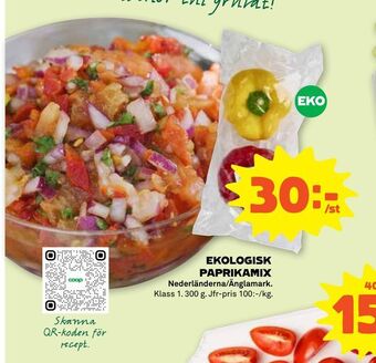 Coop Forum Ekologisk paprikamix erbjuda