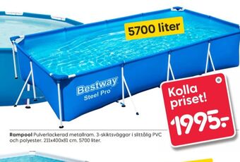 Rusta Bestway pool erbjuda