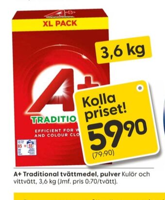 Rusta A+ tvättmedel flytande erbjuda