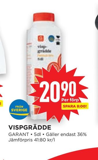 Willys Hemma Vispgrädde erbjuda