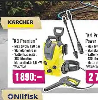 Hornbach Karcher "K3 Premium" erbjuda
