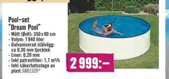 Hornbach Pool-set "Dream Pool" erbjuda