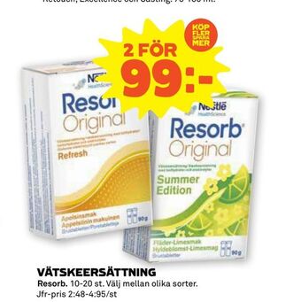 Vätskeersättning