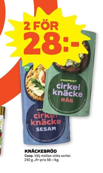 Stora Coop Knäckebröd erbjuda
