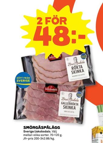 Stora Coop Smörgåspålägg erbjuda