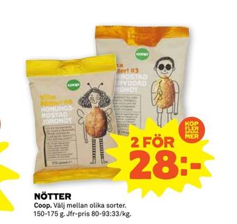 Stora Coop Nötter erbjuda