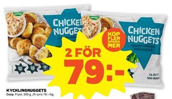 Stora Coop Kycklingnuggets erbjuda