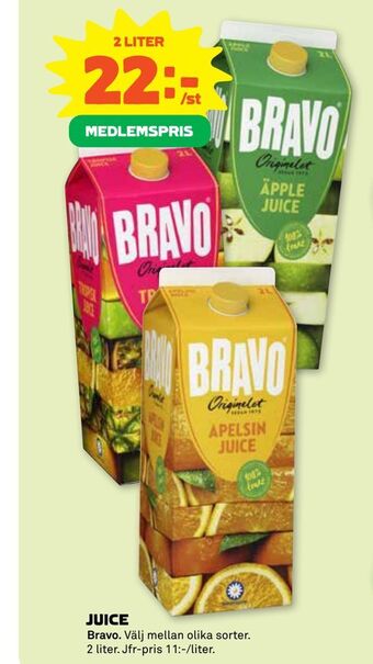 Stora Coop Juice erbjuda
