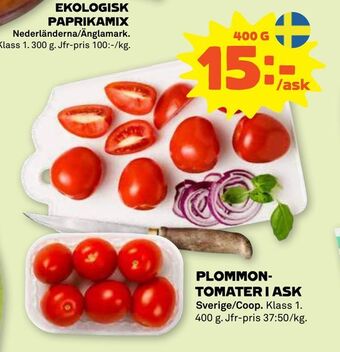 Stora Coop PLOMMONTOMATER I ASK erbjuda