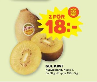 Stora Coop Gul kiwi erbjuda