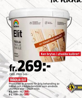 Bauhaus Elit träolja erbjuda