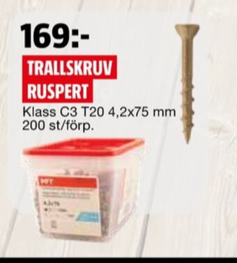 Bauhaus Mft trallskruv erbjuda