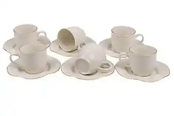 Chilli Kaffeservis kütahya 12 delar porslin erbjuda