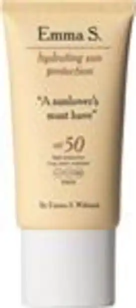 Emma s. hydrating sun care spf 50 face, 50 ml