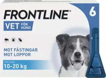 Frontline vet., spot-on, lösning 100 mg/ml boehringer ingelheim animal health, 6 x 1,34 milliliter