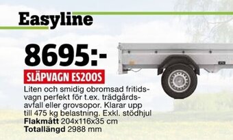 Bauhaus Släpvagn ES200S erbjuda