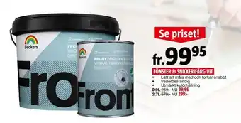 Fönster & snickerifärg vit