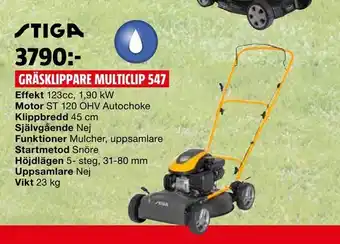 Bauhaus Gräsklippare multiclip 547 erbjuda