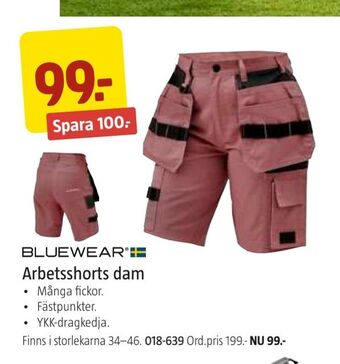 Jula Arbetsshorts dam erbjuda