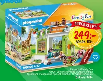 Leklust Playmobil Family Fun 70900 erbjuda