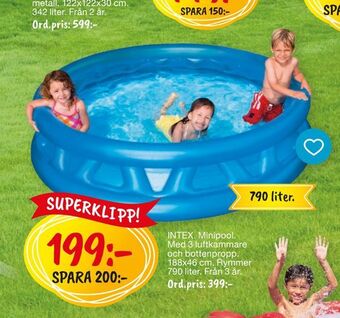 Leklust INTEX. Minipool erbjuda