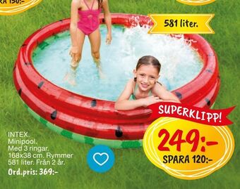 Leklust INTEX. Minipool erbjuda
