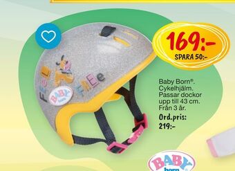 Leklust Baby Born ® Cykelhjälm erbjuda