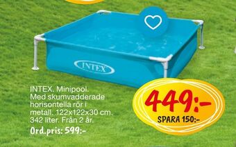 Leklust INTEX. Minipool erbjuda