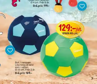 Boll. I neopren.