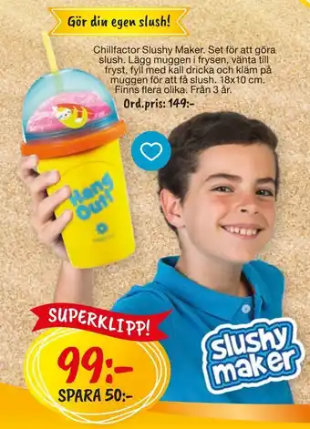 Chillfactor Slushy Maker