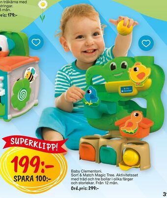 Leklust Baby Clementoni erbjuda