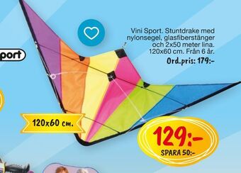 Leklust Vini Sport erbjuda