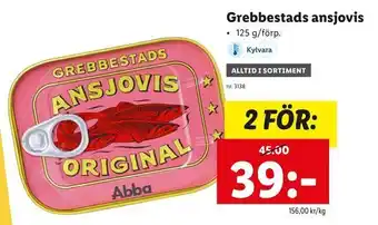Grebbestads ansjovis
