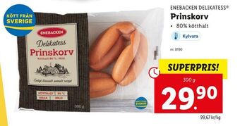 Lidl Prinskorv erbjuda