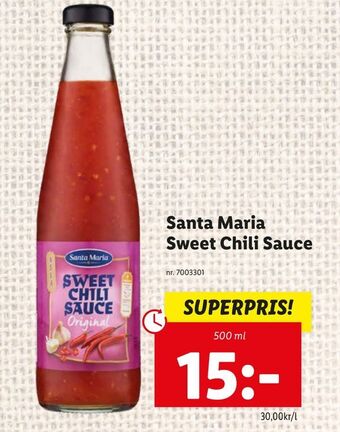 Lidl Santa Maria Sweet Chili Sauce erbjuda
