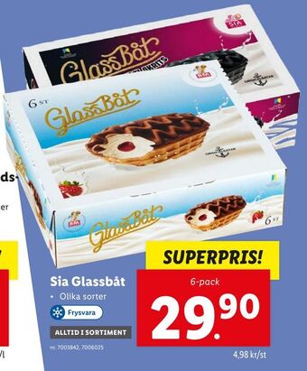 Lidl Sia Glassbåt erbjuda