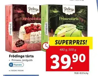 Lidl Frödinge tårta erbjuda