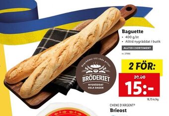 Lidl Baguette erbjuda