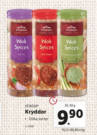 Lidl Kryddor erbjuda