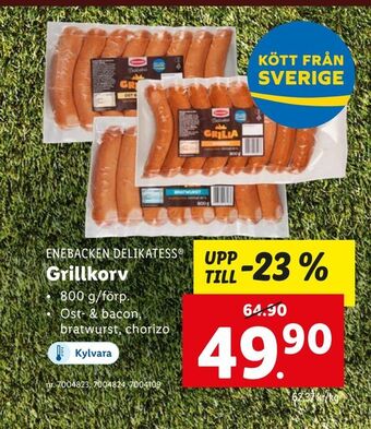 Lidl Grillkorv erbjuda