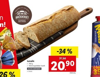 Lidl Levain erbjuda