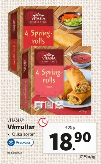 Lidl Vårrullar erbjuda