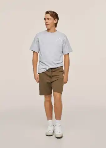 Mango Bermudashorts i joggingstil i bomull erbjuda