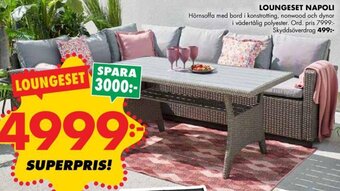 ÖoB Loungeset napoli erbjuda